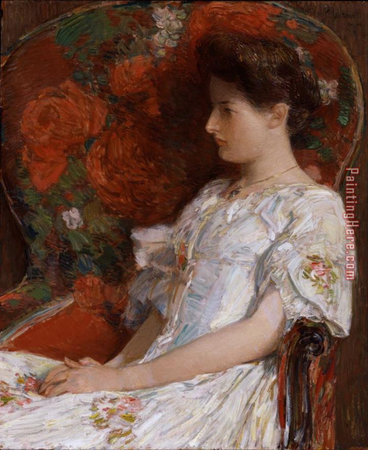 childe hassam The Victorian Chair